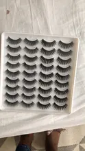 HBZGTLAD 2-20 pares 3D de visón pestañas falsas hecho a mano Wispy largo esponjosa pestañas falsas de ojos Natural extensión Kit de maquillaje Cilios