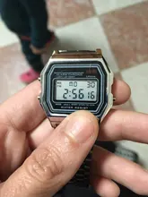 Reloj Digital de lujo de oro rosa para mujer, pulsera electrónica LED de acero ultrafino, luminoso