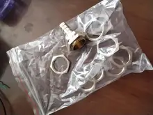 Pipe-Fitting Copper Hex-Lock Female Thread Hexagonal 5pcs Nuts Shank-Cap 1/8-3/4