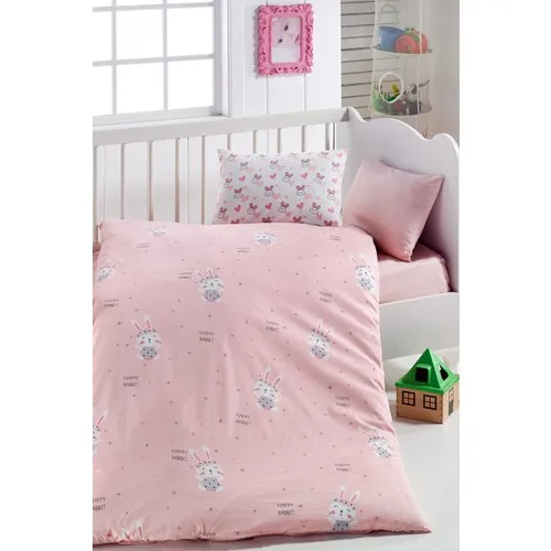 

Baby bed Set Hundred percent Cotton | Pink Rabbit