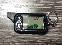 Tomahawk TZ9010 LCD controlador remoto llavero TZ-9010 clave cadena Fob para SEGURIDAD DEL VEHÍCULO 2-forma de sistema de alarma para coche TZ 9010