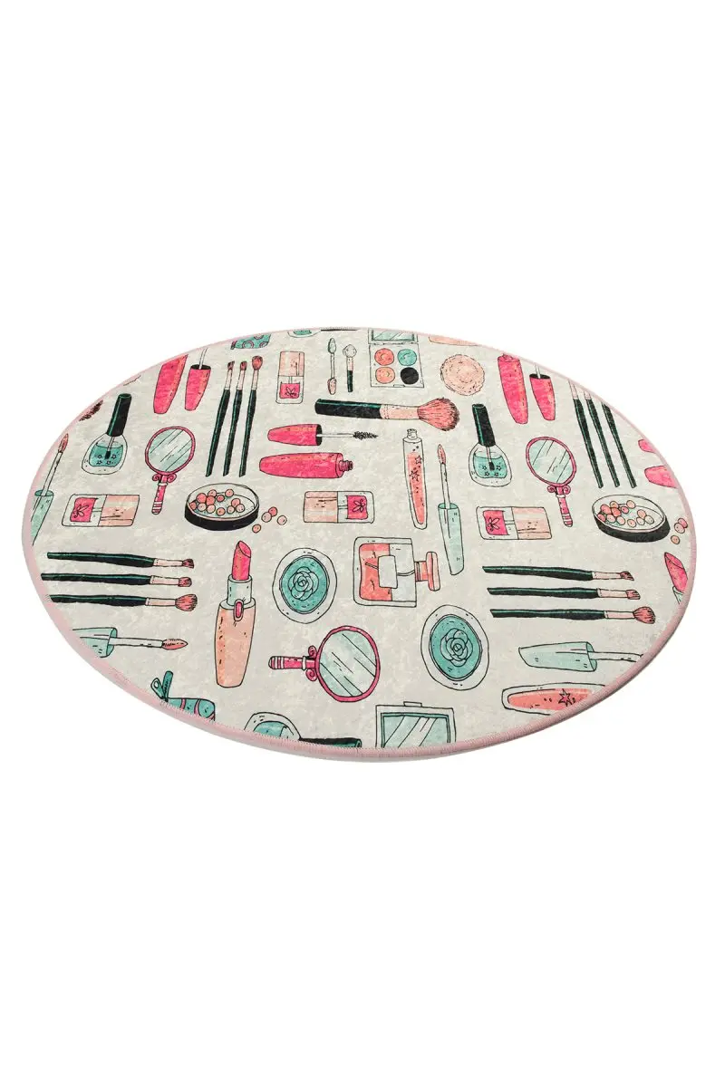 Коврик для ванной | коврик для ванной нескользящие Противоскользящие коврики для макияжа Djt диаметр 100 см