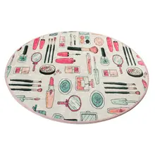 Коврик для ванной | коврик для ванной нескользящие Противоскользящие коврики для макияжа Djt диаметр 100 см