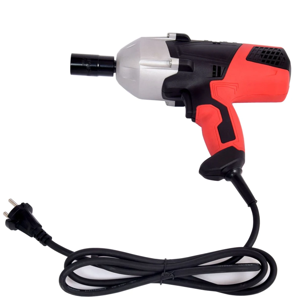 

ALLSOME 500Nm Electric Impact Wrench 1/2inch Car Socket Household Professional Wrench Changing Tire Tools HT2918