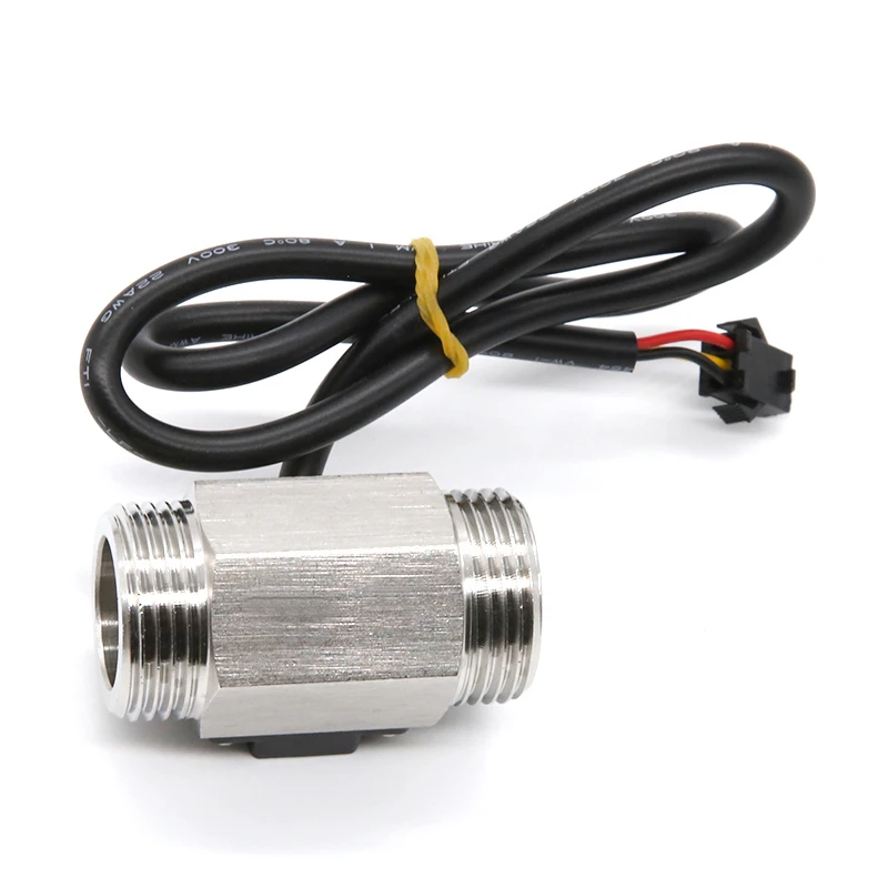 1/2" 3/4" 1" 2" DC 5-18V Water Flow Sensor 304Stainless Steel Flow Sensor Water Control Liquid Switch