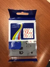 Label-Tape Laminated Tz 231 Tze231-Printer 12mm Black Ptouch Compatible White on Absonic