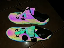 Road-Cycling-Shoes Bicycle Carbon-Fiber Ultralight New Vamp Professional Photochromism