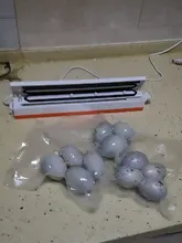 Sellador al vacío de alimentos portátil, máquina de envasado al vacío de alimentos, sellador de película para el hogar, sellador eléctrico de alimentos al vacío