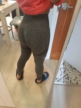 De cintura alta sin costura Leggings arriba Leggins deporte mujeres Fitness pantalones de gimnasia de carrera de Yoga de la energía sin fisuras deporte Leggings de niña