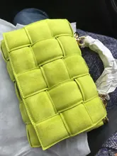 Bolso de hombro de ante esmerilado con cadena de Metal grueso para mujer, bandolera cuadrada tejida suave, bolso elegante de alta calidad