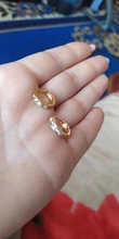 1 par de pendientes en línea de acero inoxidable con cristales, pendientes de aro, pendientes Brincos para mujeres y hombres, joyería