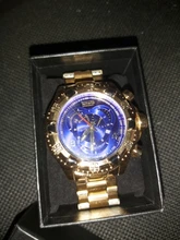 TEMEITE moda militar reloj de cuarzo de los hombres 3D esfera azul correa de acero inoxidable superior de la marca de lujo de dorado grande Dial relojes de pulsera 2021