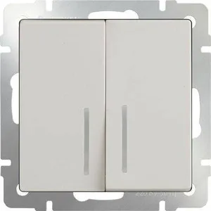 

Two-key switch werkel Ivory