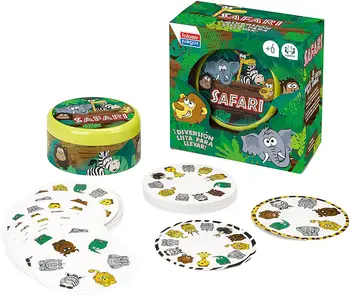 

Safari game: Guess what Animal is missing in the toy card