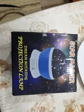 Lamp Children Star Projector Led-Night-Light Rotating-Starry Bedroom Nursery Moon