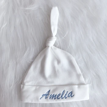 

MIYOCAR Personalised Any name colorful cotton very soft Baby hat baby hat new born hat baby shower gift birthday gift baby