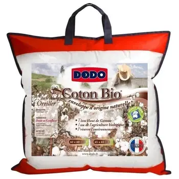 

Organic cotton DODO-60x60 cm-White