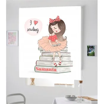 

Blind Digital customizable I love reading.! ROLLER BLINDS TRANSLUCENT! (100X170)