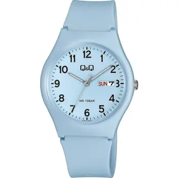 

Men Quartz Watch Q&Q Sports Casual Fashion Unisex Women's Wristwatch Blue Luxury Round Mineral Analog Wrist Watch 4966006847130