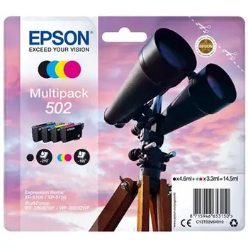 

Original ink cartridge (pack of 4) Epson 502 Multipack 14,5 ml