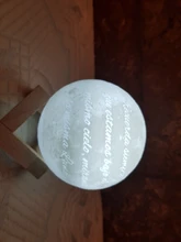 Night-Light Moon-Lamp Gift Photo-Customized 3d-Printing Rechargeable Personality 