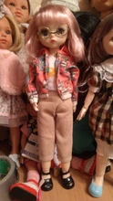 Muñeca BJD de 12 pulgadas con 22 articulaciones móviles, 30cm, Ojos de cerca, muñecas parpadeantes con ropa de moda, falda, vaqueros, juguetes para niñas, regalo