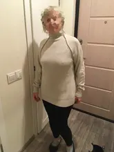 Cashmere Sweater Pullover Knitted Wool BELIARST Winter Women Shirt Thickened Large-Size