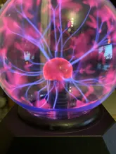 Kids Gift Table-Lights Plasma-Ball-Light Party-Decor Glass Christmas Novelty Magic 3/4/5/6inch-night-light