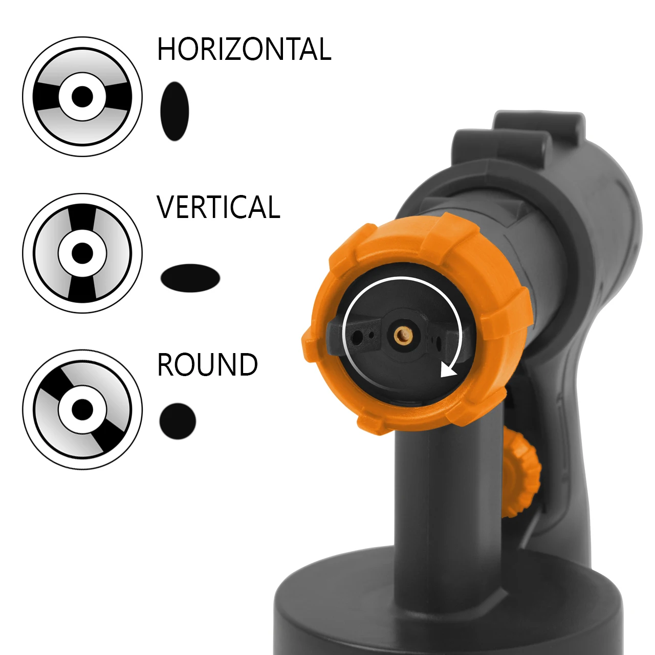 Распылитель электрический Bort BFP-500 (Мощность 500 Вт, регулировка подачи краски, производительность 700 мл. в мин., ёмкость бачка 700 мл)