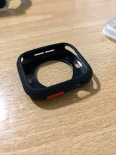 Caja de reloj para Apple Watch 6 5 4 SE 44mm 40mm silicona deporte protector de TPU cubierta protectora ver Shell para iWatch 3 2 1 42mm 38mm