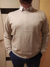 Jersey con cuello en V para hombre, suéter de mezcla de algodón de Cachemira, ropa cálida, jersey de hiver, otoño e invierno, 2021