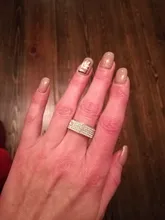 Anillo de acero de estilo Retro Vintage para mujer, joyería de 5 fila de cristales transparentes, anillos de boda de compromiso de acero inoxidable a la moda, gran oferta