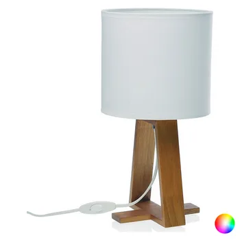 

Desk Lamp Wood Ceramic Textile (35 cm)