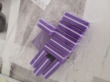 Mini bloques de doble cara para limas de uñas, esponja colorida, tira de tope de lijado, herramientas de manicura de pulido, 10/25/50 Uds. Por lote