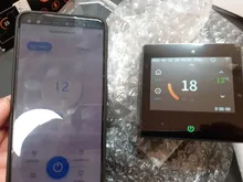 AVATTO-termostato inteligente con WiFi, controlador de temperatura de calefacción con pantalla táctil LED Celsius/fahrenheed, funciona con Alexa y Google Home