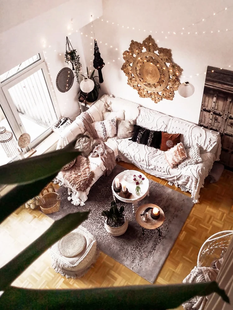 Handmade Tapestry India Imported Jute Carpet Bohemian | Дом и сад