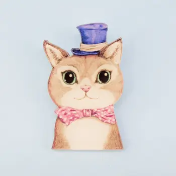 

Badge jewelery cat in a cylinder (51591)