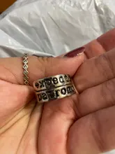 Anillos con letras para mujeres y niños, joyería Retro, Patronum, regalos de disfraz de fiesta