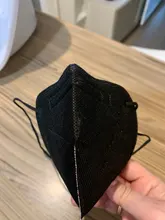 Mascarillas KN95 FFP2 FFP2 de 5 capas con filtro, máscara respirador de polvo, color negro, 5-100 unidades