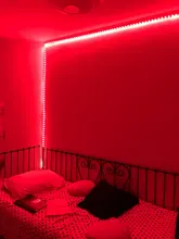 BESTOPE Bluetooth LED luces de tira de 20M RGB SMD 5050 cinta Flexible RGB impermeable LED luz 5M 10M cinta de DC 12V Control