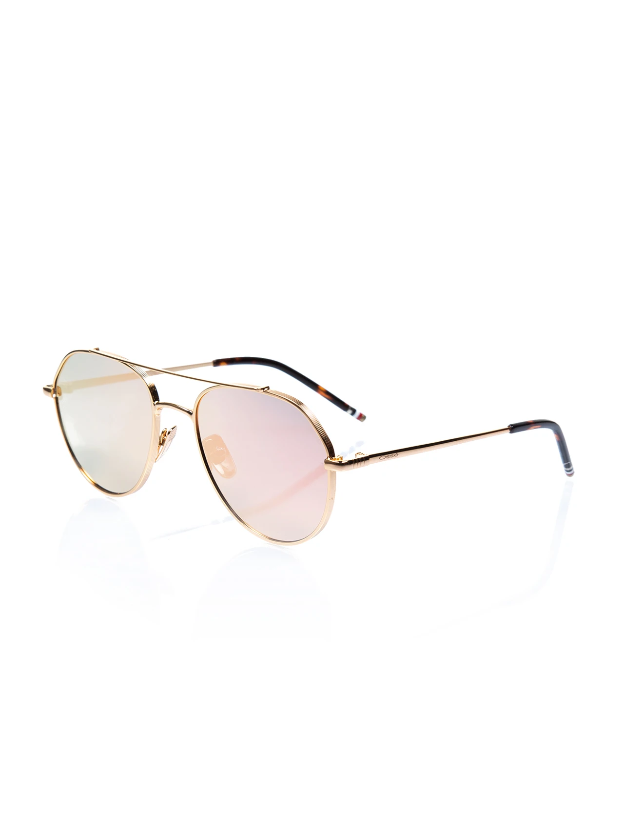 

Unisex sunglasses os 2669 02 metal gold organic drop pilot 55-21-140 osse