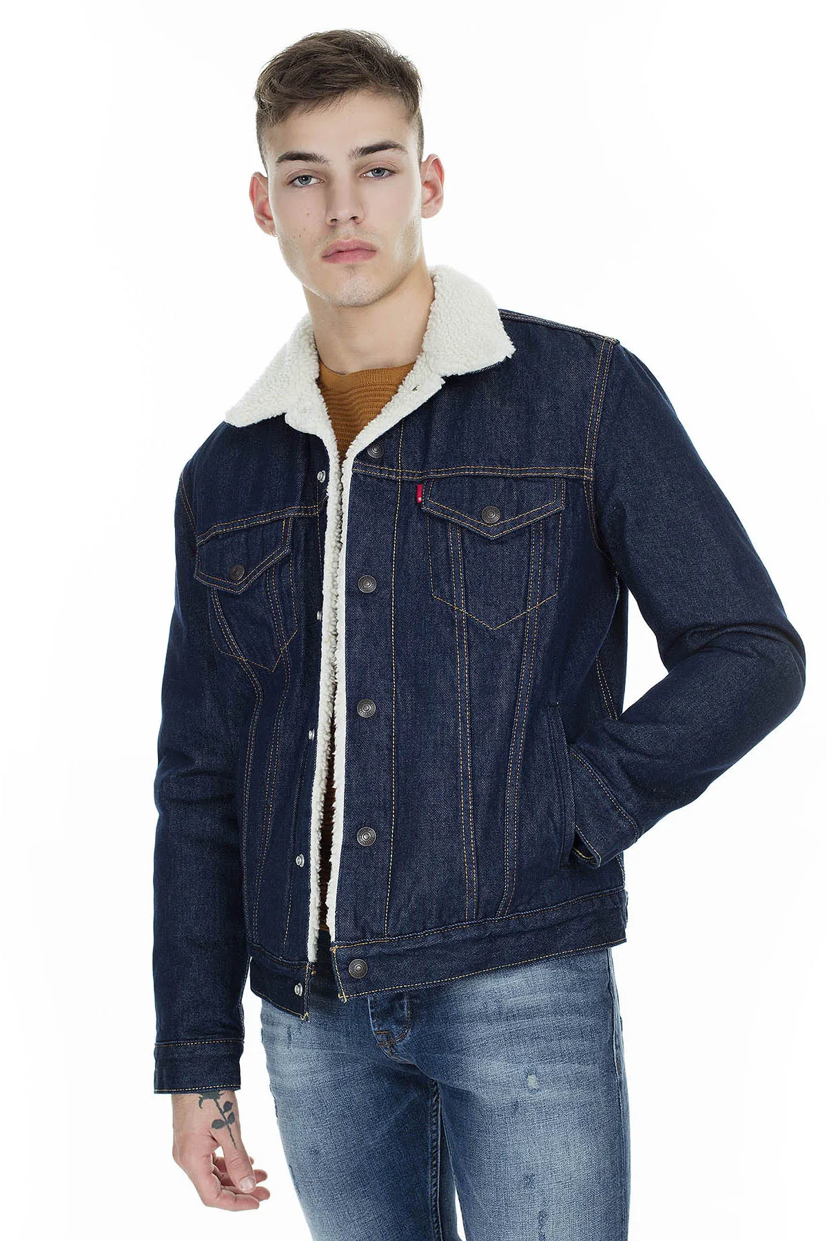 Levi's джинсовые куртки для мужчин джинсовая куртка 16365