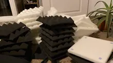 Wall-Panels Pyramid Studio-Treatment Acoustic-Foam Sound-Absorption 12pcs 25--25--5cm