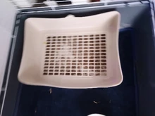 Orinal de conejo grande para adultos, bandeja de esquina con cajón, bandeja para mascotas, hámster, conejillo de indias, Hurón, Galesaur Bunny