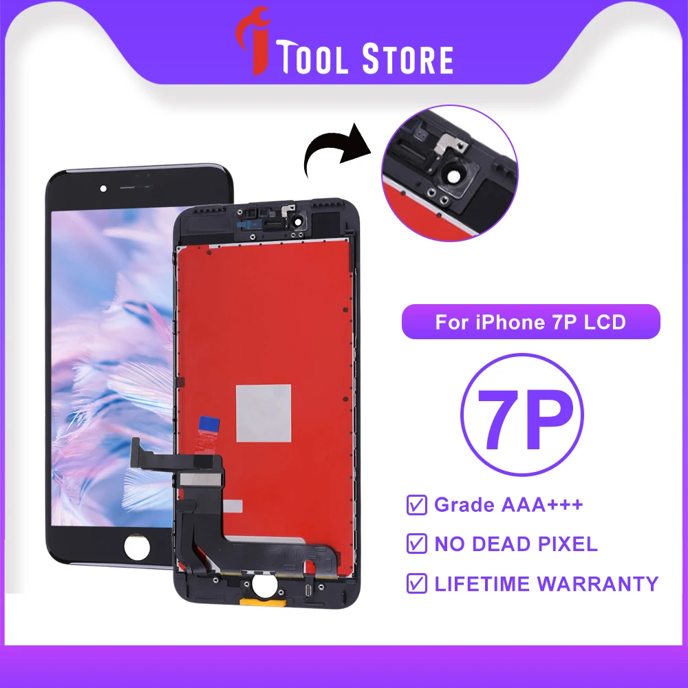ЖК дисплей класса AAA +++ для iPhone 7 Plus с 3D сенсорным экраном дигитайзер в сборе iPhone7