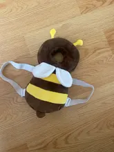 Protector de cabeza y espalda para bebé, con dibujos animados almohadilla para arnés de seguridad, protección para la cabeza de bebés