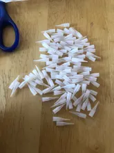 Puntas de aguja para maquillaje permanente, punta de aguja para tatuaje, maquillaje permanente, máquina de tatuajes labiales, 1R/3RL/5RL, 100 Uds.