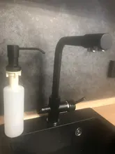 Soap Dispensers Stainless-Steel Built-In-Counter Kitchen Deck-Mounted 400ml for 2309