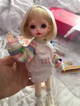 Muñeca BJD Shuga Fairy Rita 1/6, figuras de Anime de resina para niños, regalo sorpresa para niñas, conjunto completo de cumpleaños YOSD de 26cm