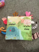 Libro de tela suave para bebés, juguete educativo Montessori para niños de 0 a 12 meses